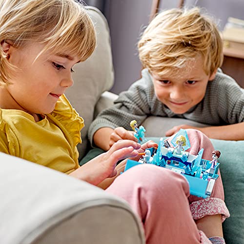 LEGO Disney 43189 Elsa e le Avventure Fiabesche del Nokk, Libro Apribile Gioco Tascabile