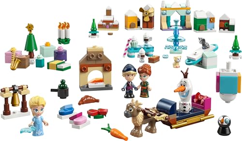 LEGO Disney Frozen 43273 - Calendario dell'Avvento 2025 - Gioco di costruzione con le Principesse Disney per Bambine e Bambini da 5 Anni