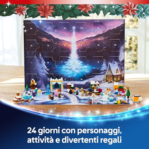 LEGO Disney Frozen 43273 - Calendario dell'Avvento 2025 - Gioco di costruzione con le Principesse Disney per Bambine e Bambini da 5 Anni