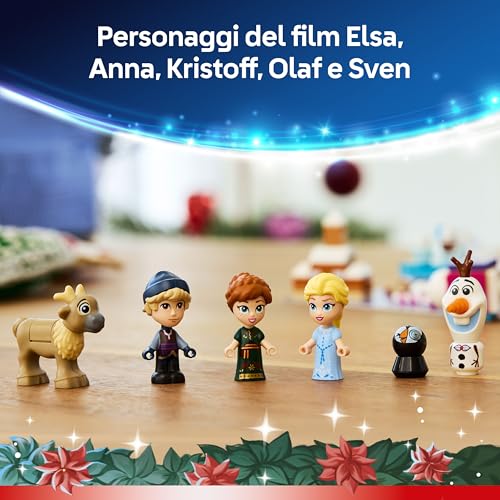 LEGO Disney Frozen 43273 - Calendario dell'Avvento 2025 - Gioco di costruzione con le Principesse Disney per Bambine e Bambini da 5 Anni