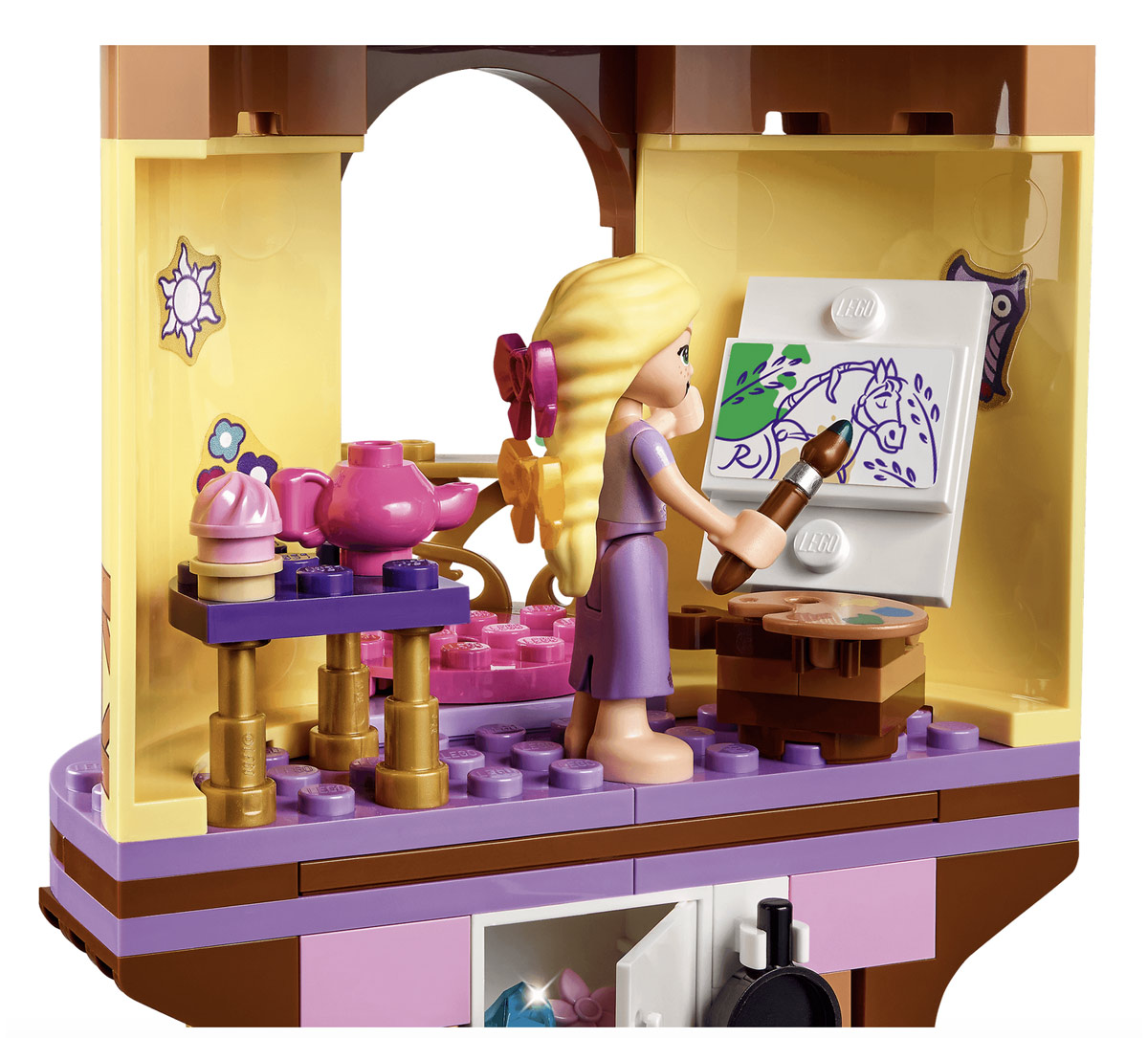 Lego Disney Princess 43187 - Torre di Rapunzel stanza