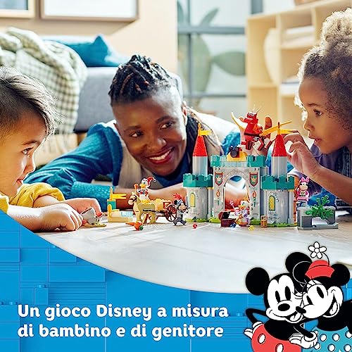 LEGO Disney 10780 - Topolino e i suoi Amici Paladini del Castello