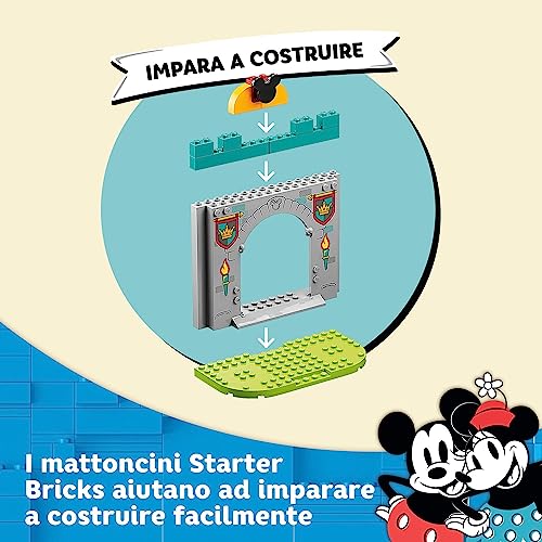 LEGO Disney 10780 - Topolino e i suoi Amici Paladini del Castello