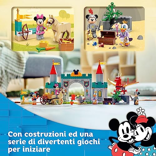 LEGO Disney 10780 - Topolino e i suoi Amici Paladini del Castello
