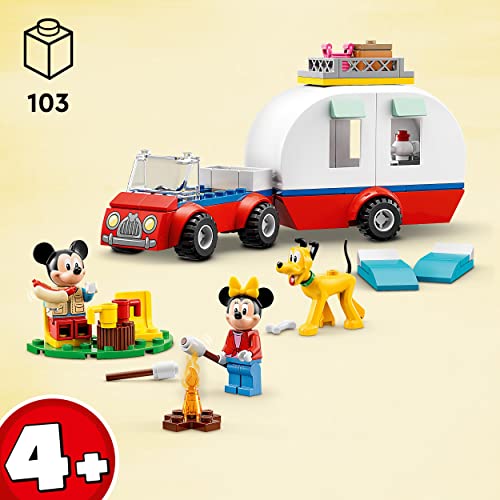 LEGO Disney 10777 - Mickey and Friends Vacanza in Campeggio con Topolino e Minnie