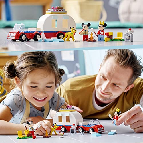 LEGO Disney 10777 - Mickey and Friends Vacanza in Campeggio con Topolino e Minnie