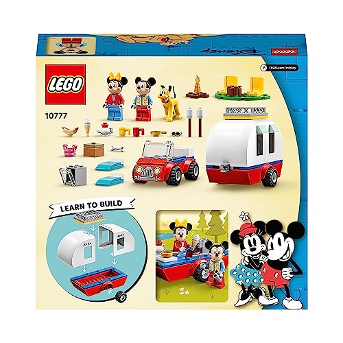 LEGO Disney 10777 - Mickey and Friends Vacanza in Campeggio con Topolino e Minnie