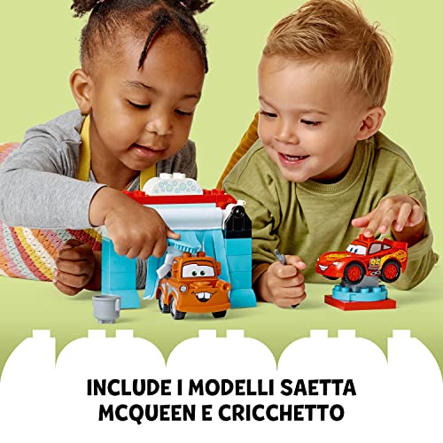 LEGO DUPLO 10996 - Disney Pixar Cars Divertimento all’Autolavaggio con Saetta McQueen e Cricchetto