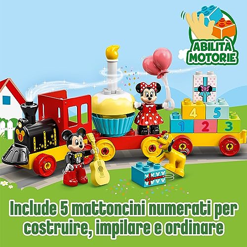 LEGO DUPLO 10941 Disney Il Treno del Compleanno di Topolino e Minnie
