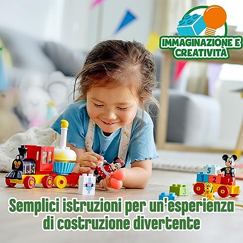LEGO DUPLO 10941 Disney Il Treno del Compleanno di Topolino e Minnie