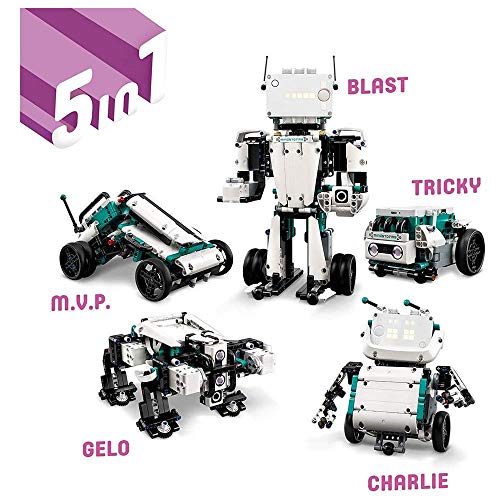 LEGO MINDSTORMS - Robot Inventor 5 in 1, Telecomandato per Imparare a Programmare