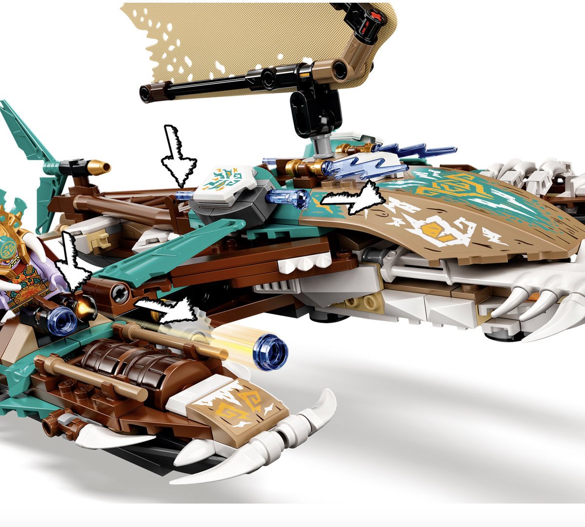 Lego Ninjago 71748 - Battaglia in mare dei catamarani