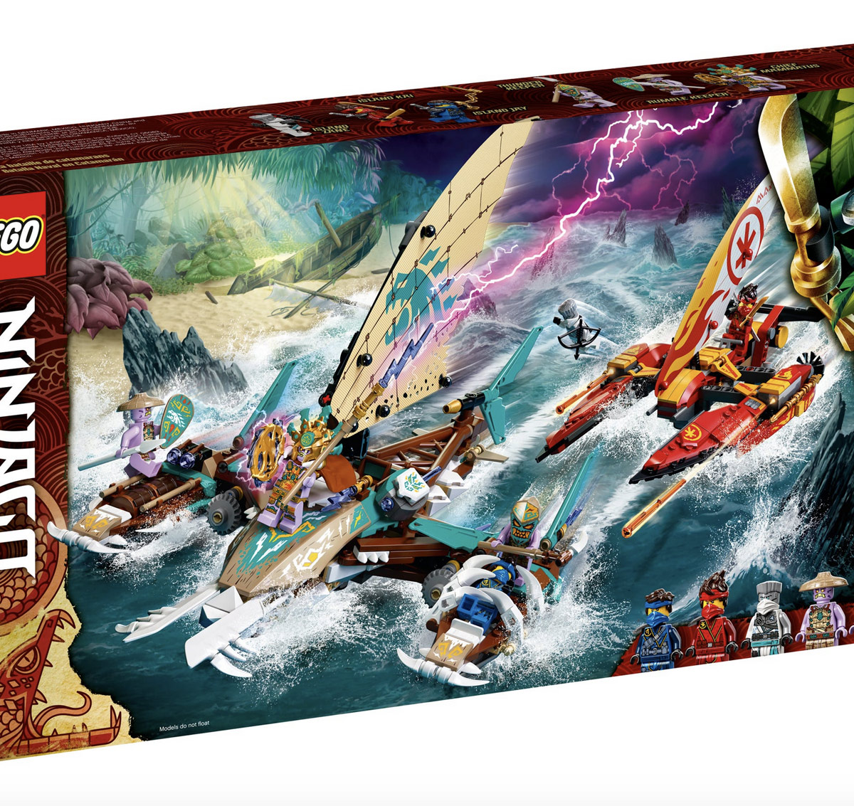 Lego Ninjago 71748 - Battaglia in mare dei catamarani