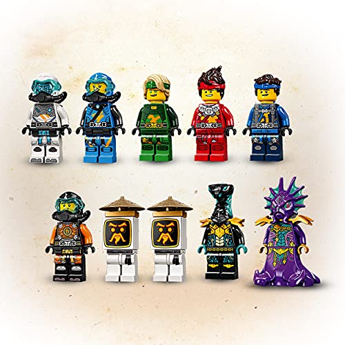 LEGO NINJAGO 71756 - Idro Vascello, Sottomarino Giocattolo per Bambini