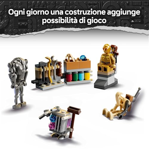 LEGO Star Wars 75418 Calendario dell'Avvento per Bambini da 6 Anni in su - Giocattolo di costruzioni