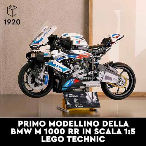 LEGO Technic BMW M 1000 RR 42130, Moto da Costruire Superbike in scala 1:5