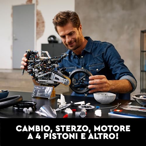 LEGO Technic BMW M 1000 RR 42130, Moto da Costruire Superbike in scala 1:5