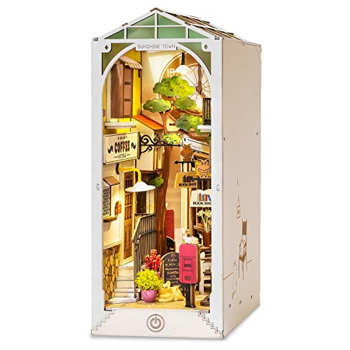 Libreria Sunshine Town - Puzzle in Legno 3d, ROBOTIME
