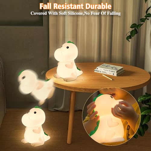 Luce Notturna Dinosauro con 7 Colori e luminosità regolabile