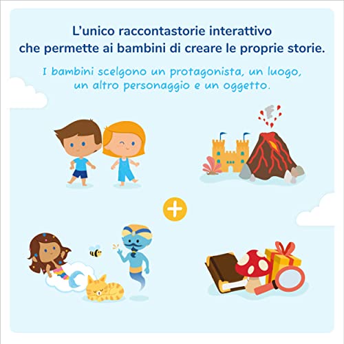 LUNII - La Fabbrica delle Storie, Raccontastorie interattivo per bambini da 3 a 8 anni, in italiano