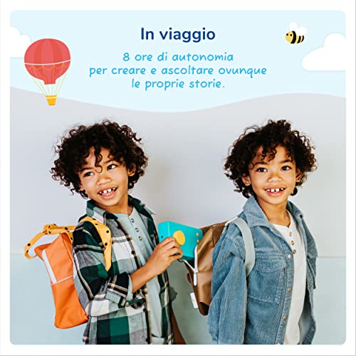 LUNII - La Fabbrica delle Storie, Raccontastorie interattivo per bambini da 3 a 8 anni, in italiano