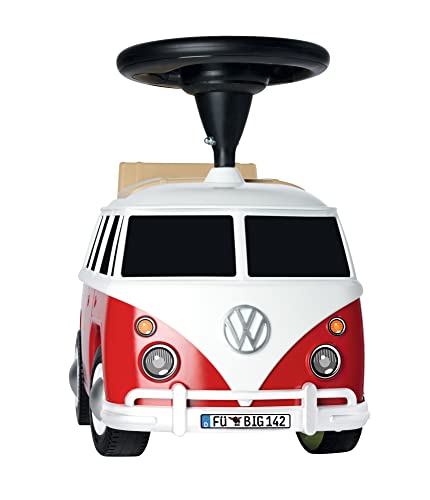 Macchina Cavalcabile Volkswagen T1, con vano portaoggetti e clacson - Big