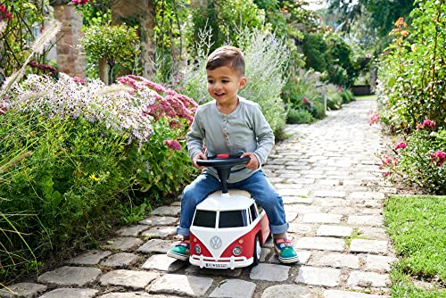 Macchina Cavalcabile Volkswagen T1, con vano portaoggetti e clacson - Big