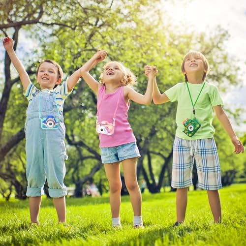 Macchina Fotografica Bambini Dinosauro verde, 1080P HD Selfie - 32G