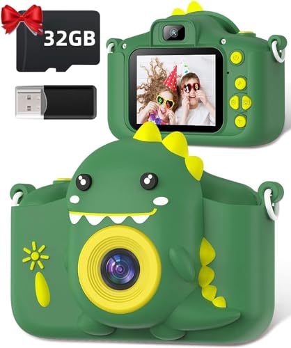 Macchina Fotografica Digitale Bambini, Schermo HD da 1080P, funzioni video e selfie, da 3 - 12 Anni