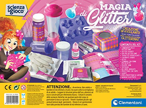 Laboratorio Magia di Glitter, Fabbrica di Slime - Gioco scientifico Clementoni