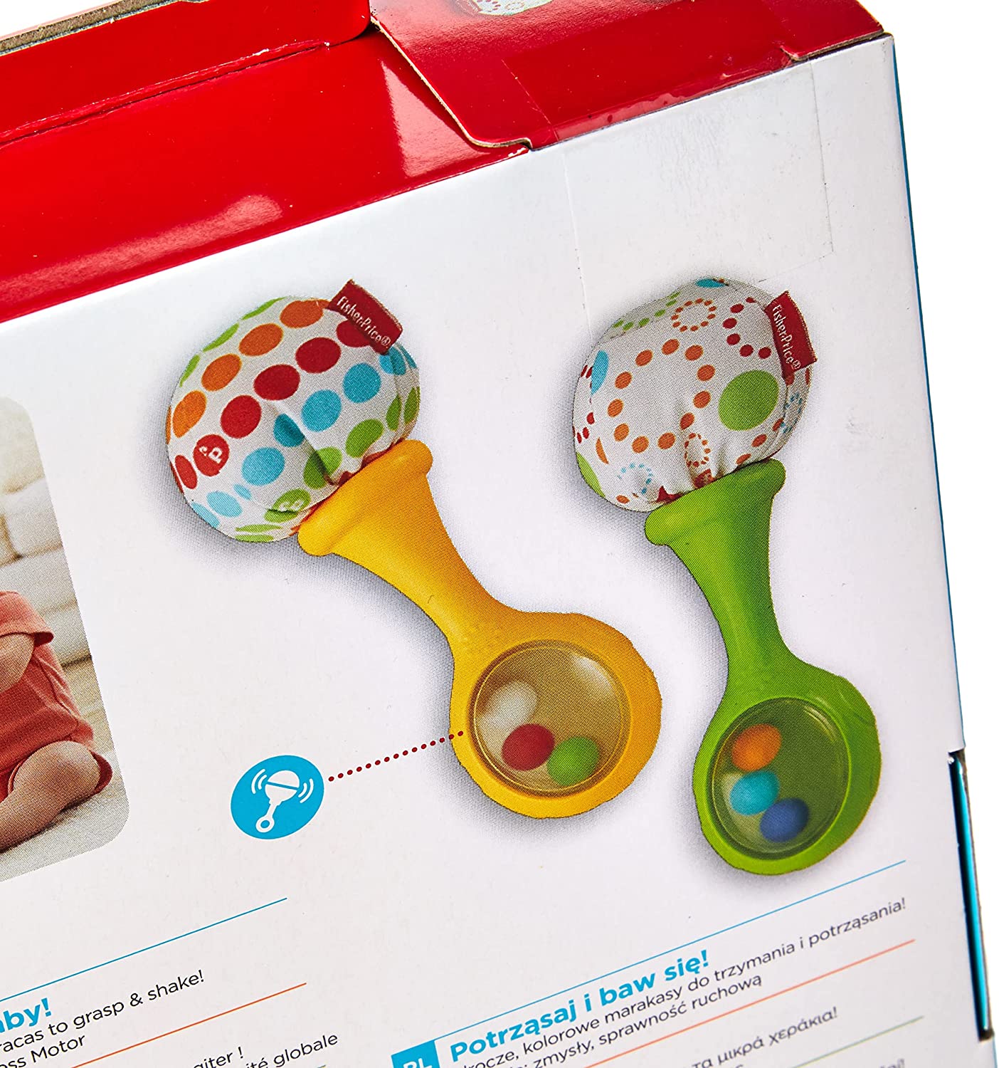 Maracas sonagli per neonato Fisher Price