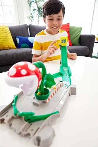 Mario Kart Pista Piranha con Macchinina Yoshi - Hot Wheels da 5 anni