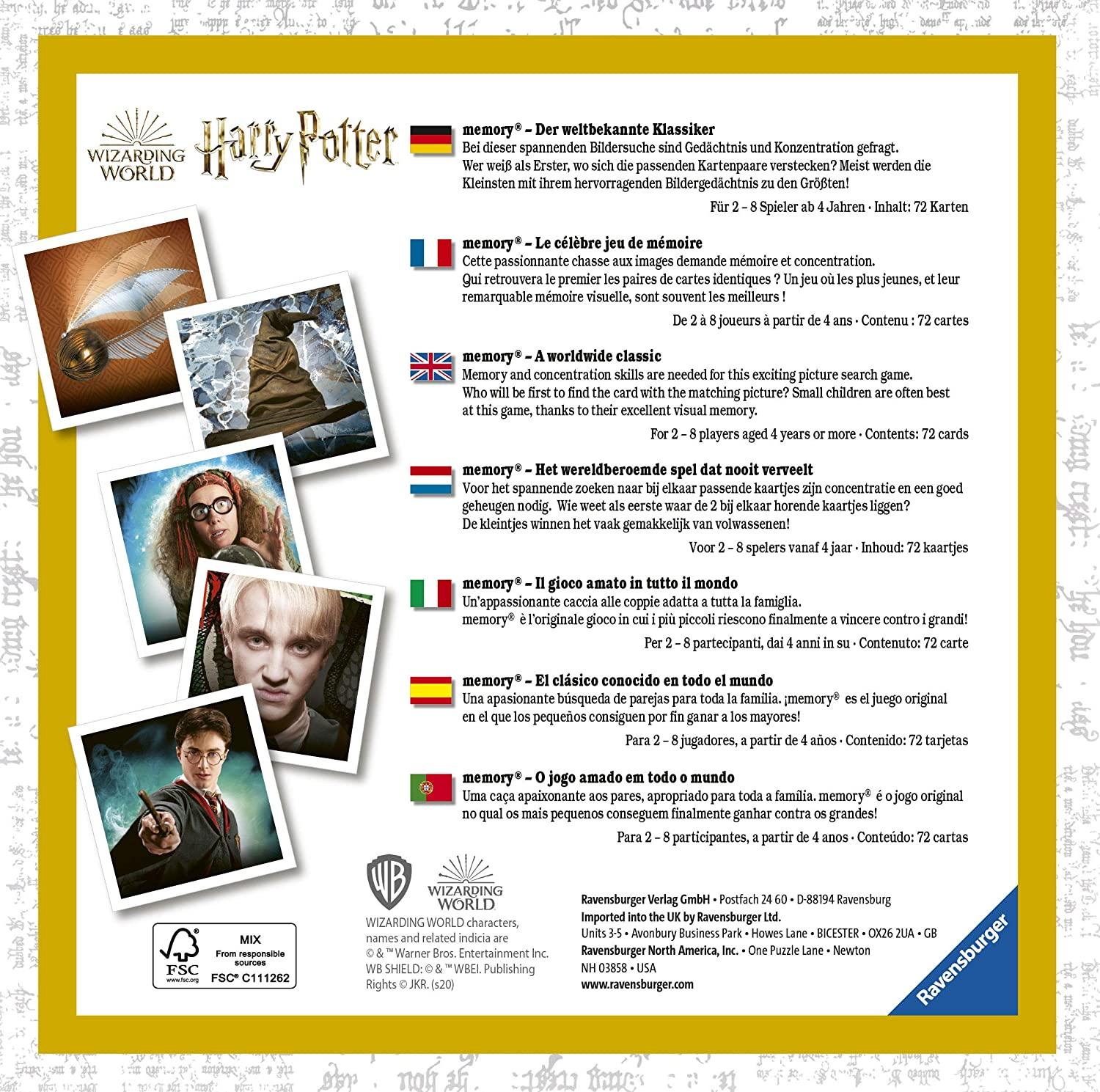 Memory Harry Potter Ravensburger