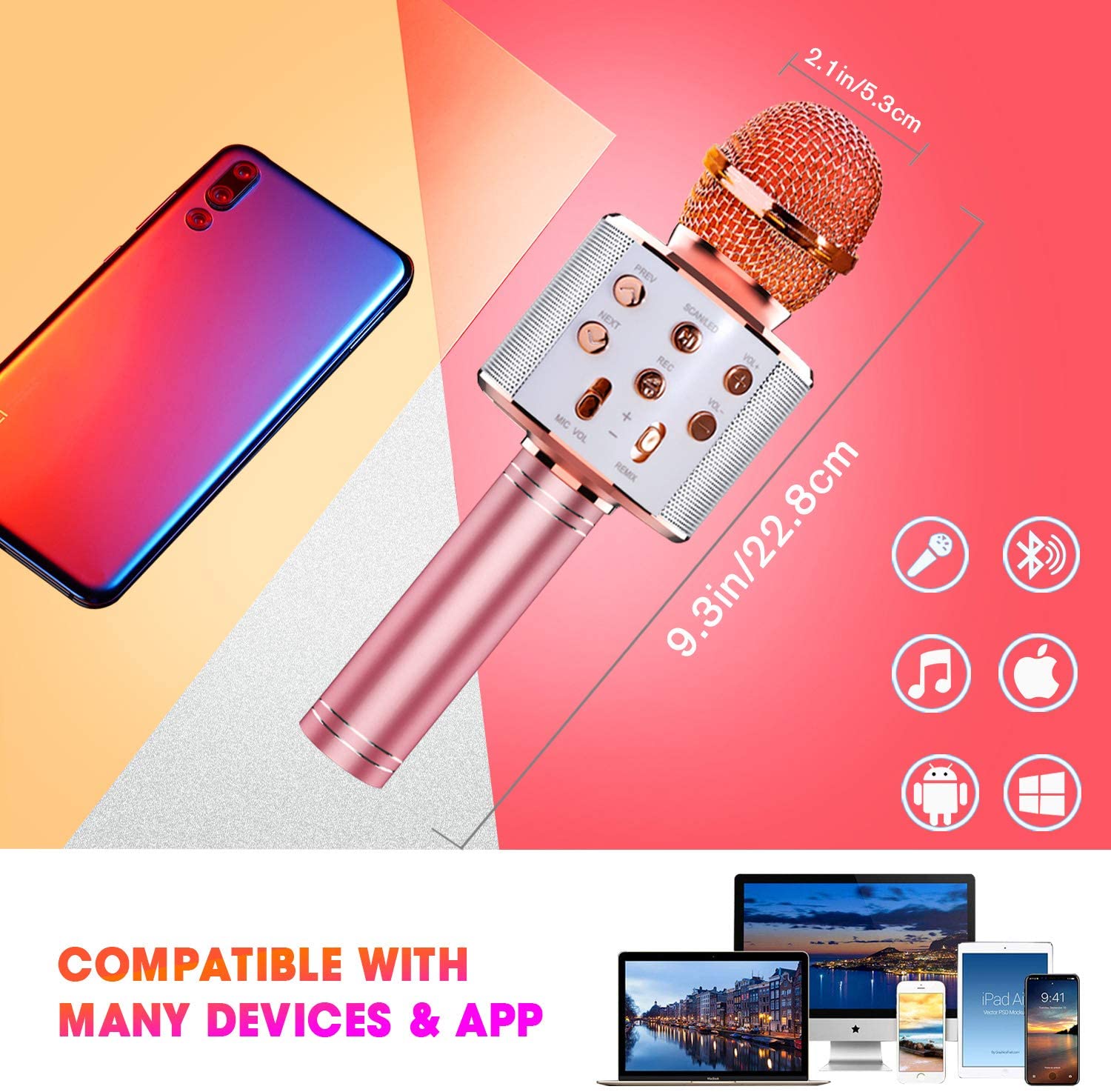 Microfono Karaoke bluetooth