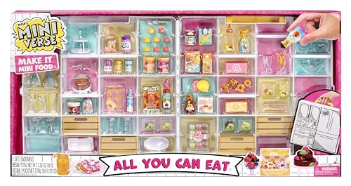Miniverse Make It all You Can Eat - Ingredienti e Accessori Alimenti Giocattolo, Cibo Fai da Te