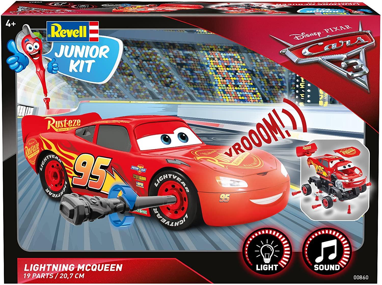 Modellino Cars Saetta McQueen Disney Pixar da assemblare - Revell
