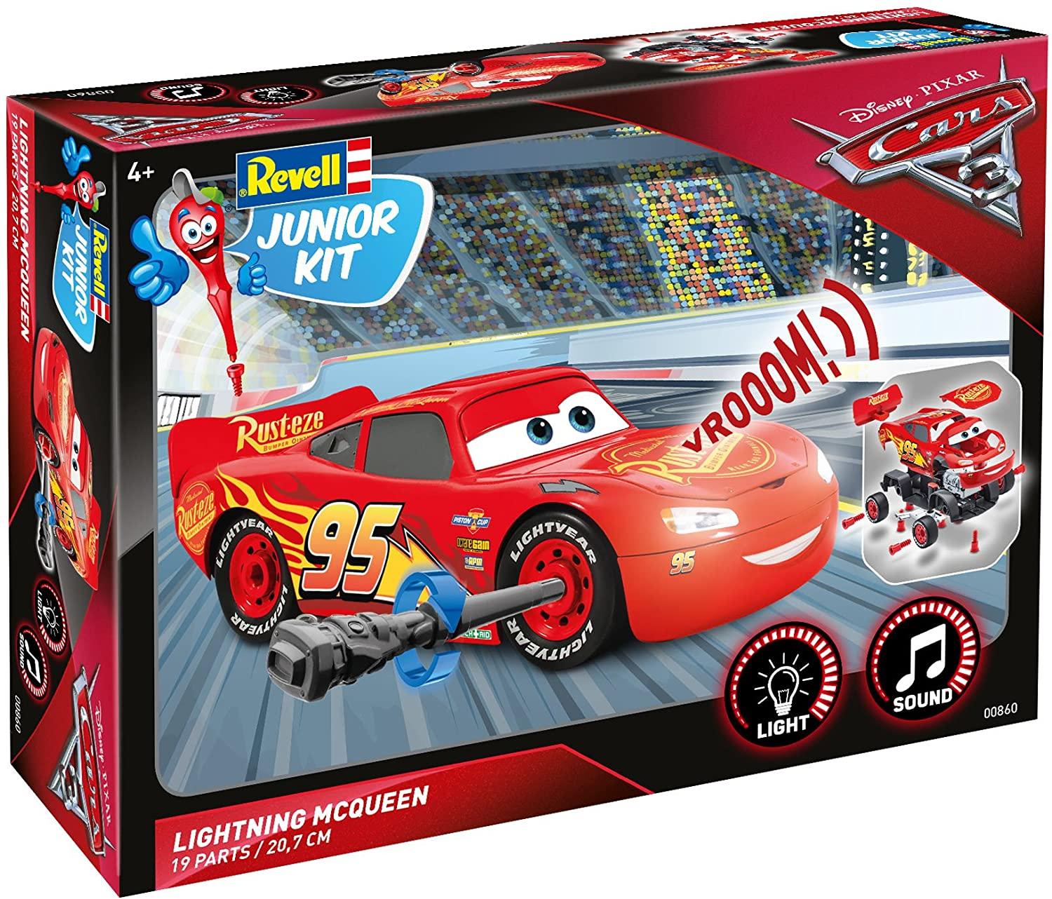 Modellino Cars Saetta McQueen Disney Pixar da assemblare - Revell