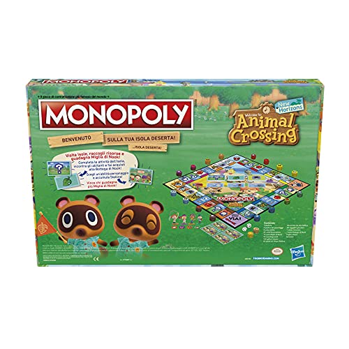 Monopoly Animal Crossing, gioco da tavolo da 8 anni - Hasbro Gaming