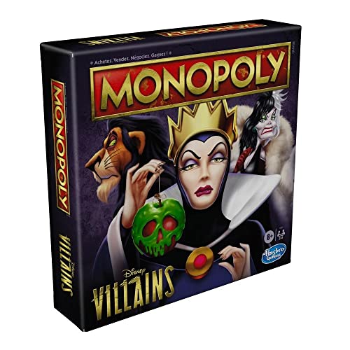 Monopoly Disney Vilains - Gioco da tavolo Hasbro Gaming
