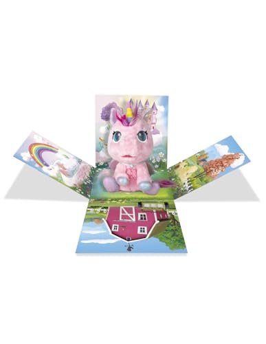 My Baby Unicorn, pupazzo interattivo con 30 suoni e funzioni, Club Petz