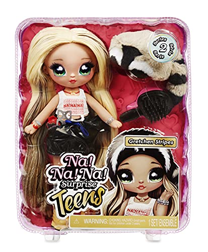 Na Na Na Surprise Teens Gretchen Stripes, Bambola Fashion 28 cm