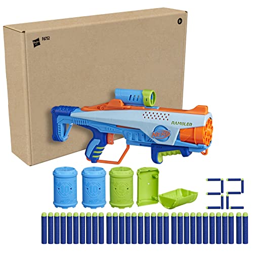 Nerf Elite Junior, blaster facile da usare, 32 dardi e 4 bersagli