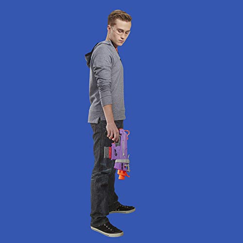 Nerf Fortnite Blaster Motorizzato smg-e con Clip, Include 6 Dardi Ufficiali Nerf Elite - Hasbro E8977EU4