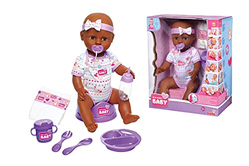 New Born Baby Simba - Bambola che beve ricca di accessori, 43 cm