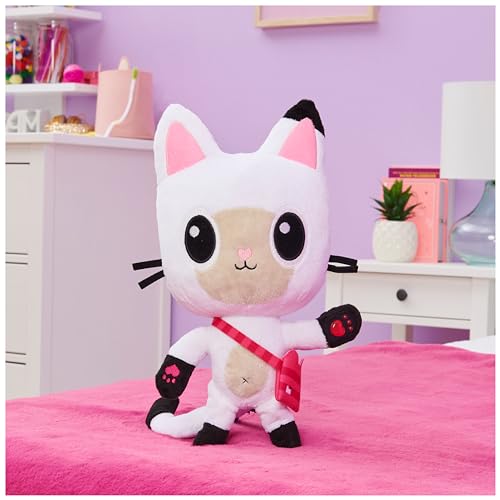 Pandi Panda Peluche Gabby, alto 33 cm con luci e musica, pupazzo interattivo da 3 anni - Gabby Casa delle Bambole