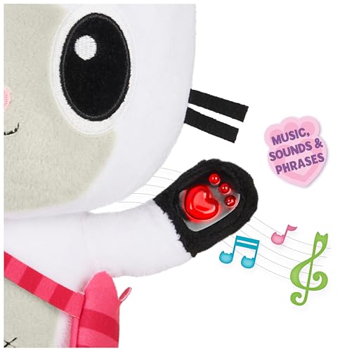 Pandi Panda Peluche Gabby, alto 33 cm con luci e musica, pupazzo interattivo da 3 anni - Gabby Casa delle Bambole