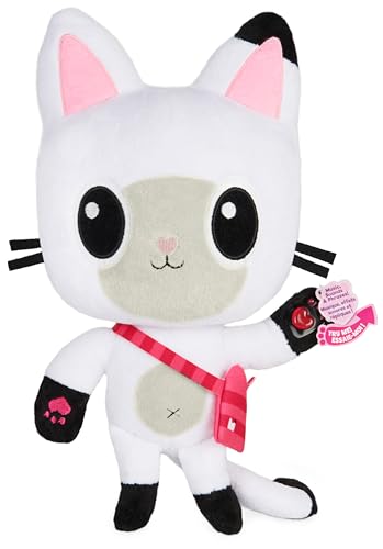 Pandi Panda Peluche Gabby, alto 33 cm con luci e musica, pupazzo interattivo da 3 anni - Gabby Casa delle Bambole