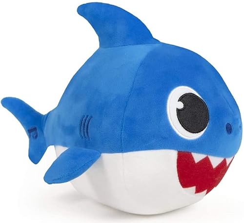 Peluche dady Shark, 30cm, Canta la Canzoncina