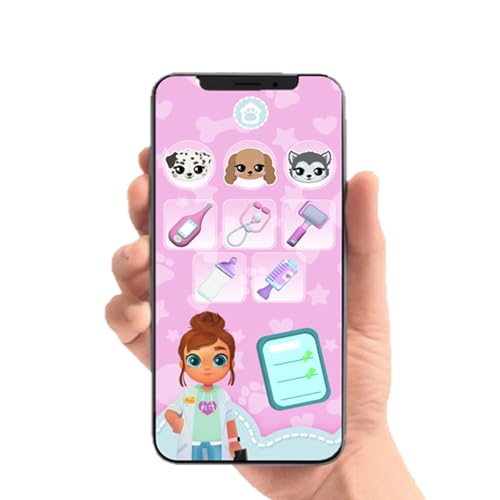 Peluche Cocker Interattivo, apre e chiude gli occhi, accessori inclusi da 3 anni - Baby Paws