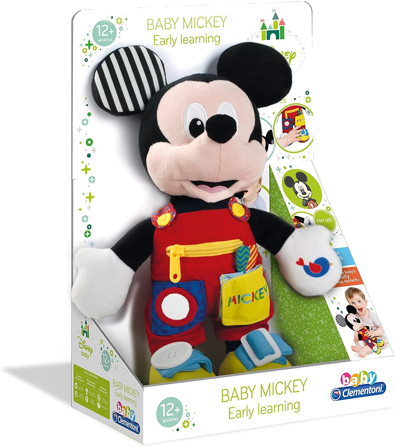 Peluche Neonato Prima Infanzia Topolino - Clementoni